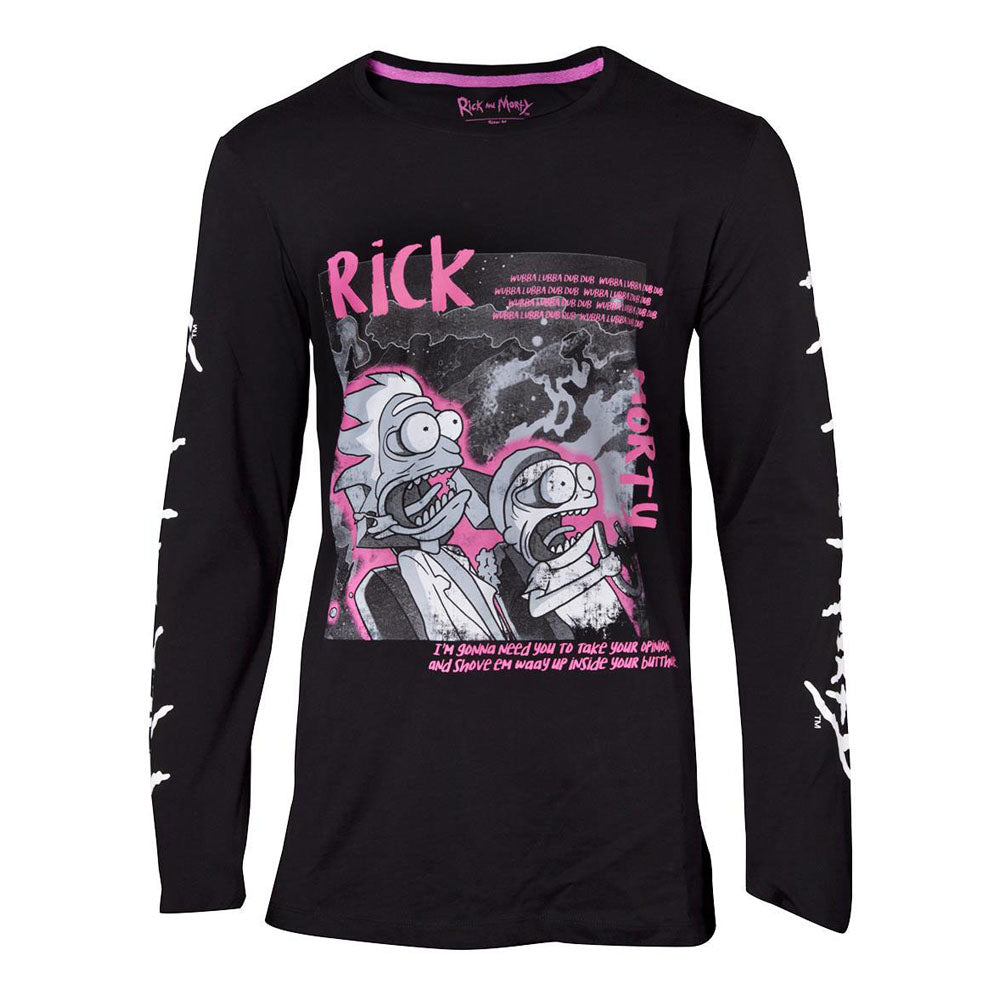 RICK AND MORTY Doodle Long Sleeve Shirt