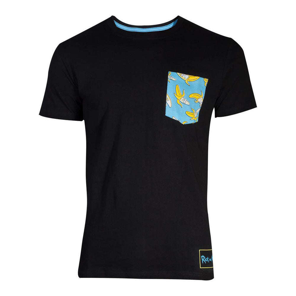 RICK AND MORTY Banana Pocket T-Shirt,