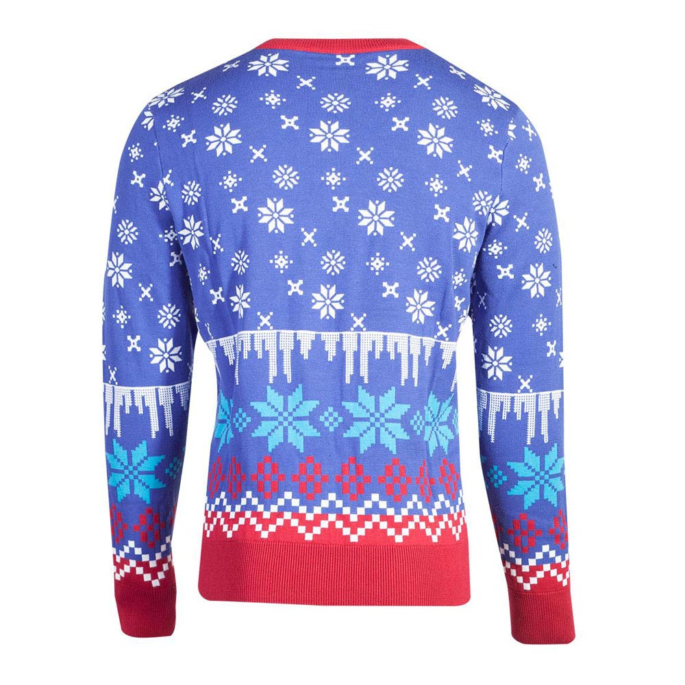 SESAME STREET Cookie Monster Knitted Christmas Sweater