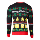 NINTENDO Super Mario Bros. Mario & Stars Knitted Christmas Sweater