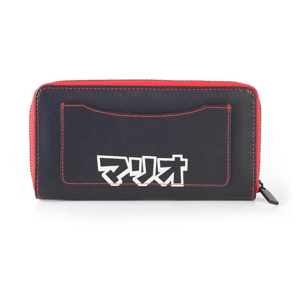 NINTENDO Super Mario Bros. Retro Mario Patch Zip-around Purse Wallet
