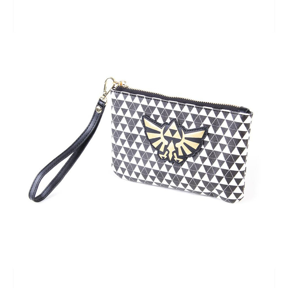 NINTENDO Legend of Zelda Hyrule Royal Crest with All-over Pattern Zipped Coin Purse