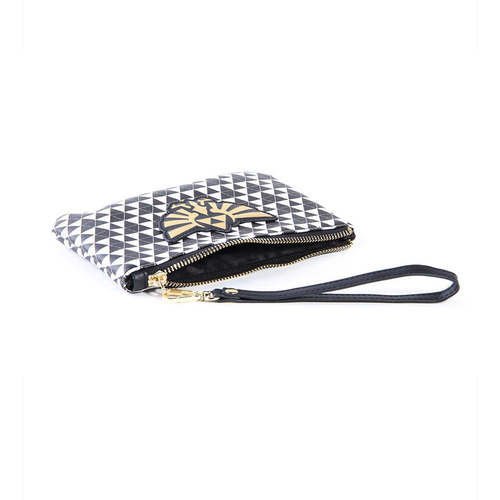 NINTENDO Legend of Zelda Hyrule Royal Crest with All-over Pattern Zipped Coin Purse
