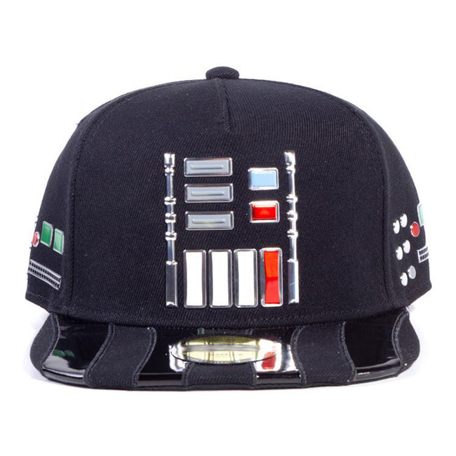 STAR WARS A New Hope Darth Vader Suit Buttons Snapback Baseball Cap, Unisex, Black