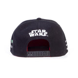 STAR WARS A New Hope Darth Vader Suit Buttons Snapback Baseball Cap, Unisex, Black