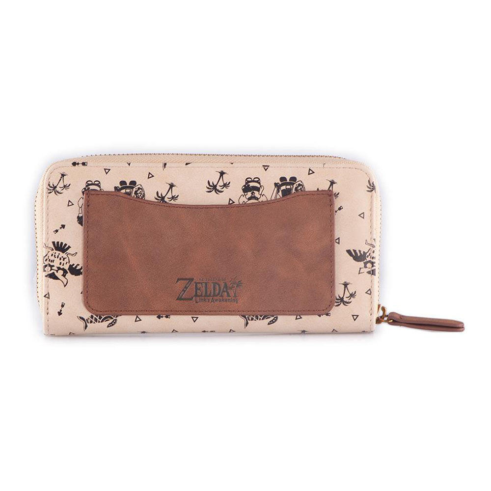 NINTENDO Legend of Zelda Link's Awakening All-over Print Zip-Around Wallet Purse