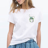 Women T Shirts Pokemon Puma Pika