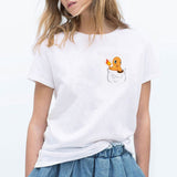 Women T Shirts Pokemon Puma Pika