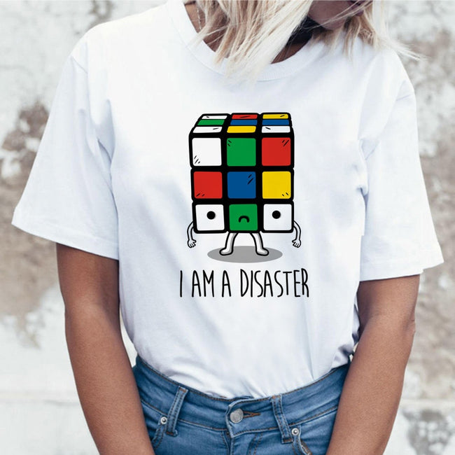 Japan Skeleton Japan Rainbow Mashup Women Inscriptions Tshirt T-shirt Demon Female Pun T Shirt Psychotropic Tee Trend Top Geek