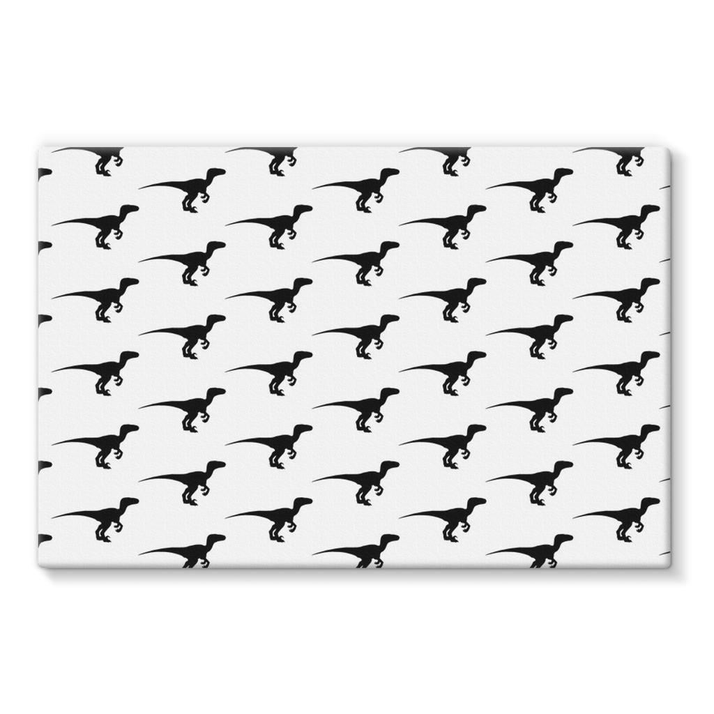 Dino All Over Stretched Eco-Canvas