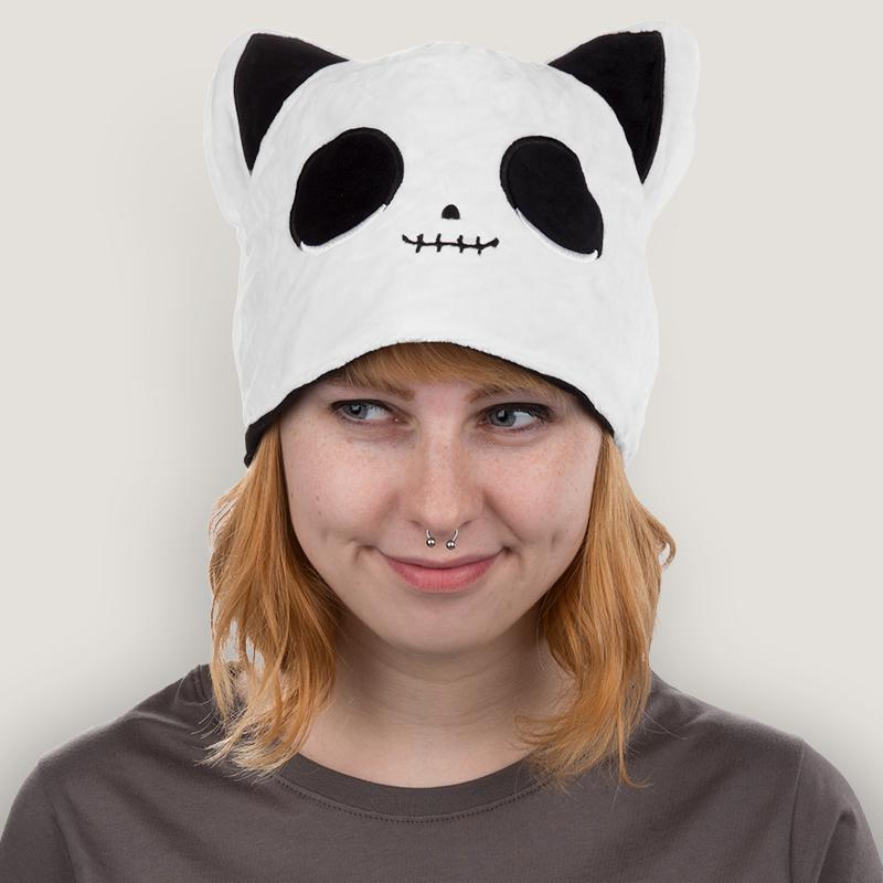 Reversible Cat Hat - Black and White