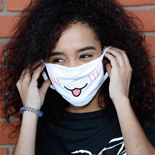 Dust Mask Emoji Kitty Tongue