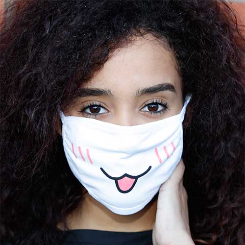 Dust Mask Emoji Kitty Tongue
