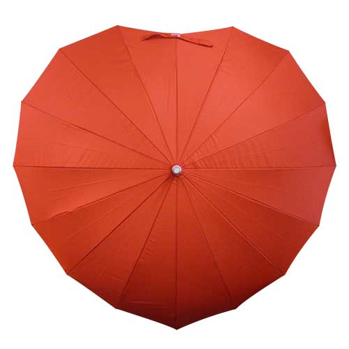 Heart umbrella kawaii